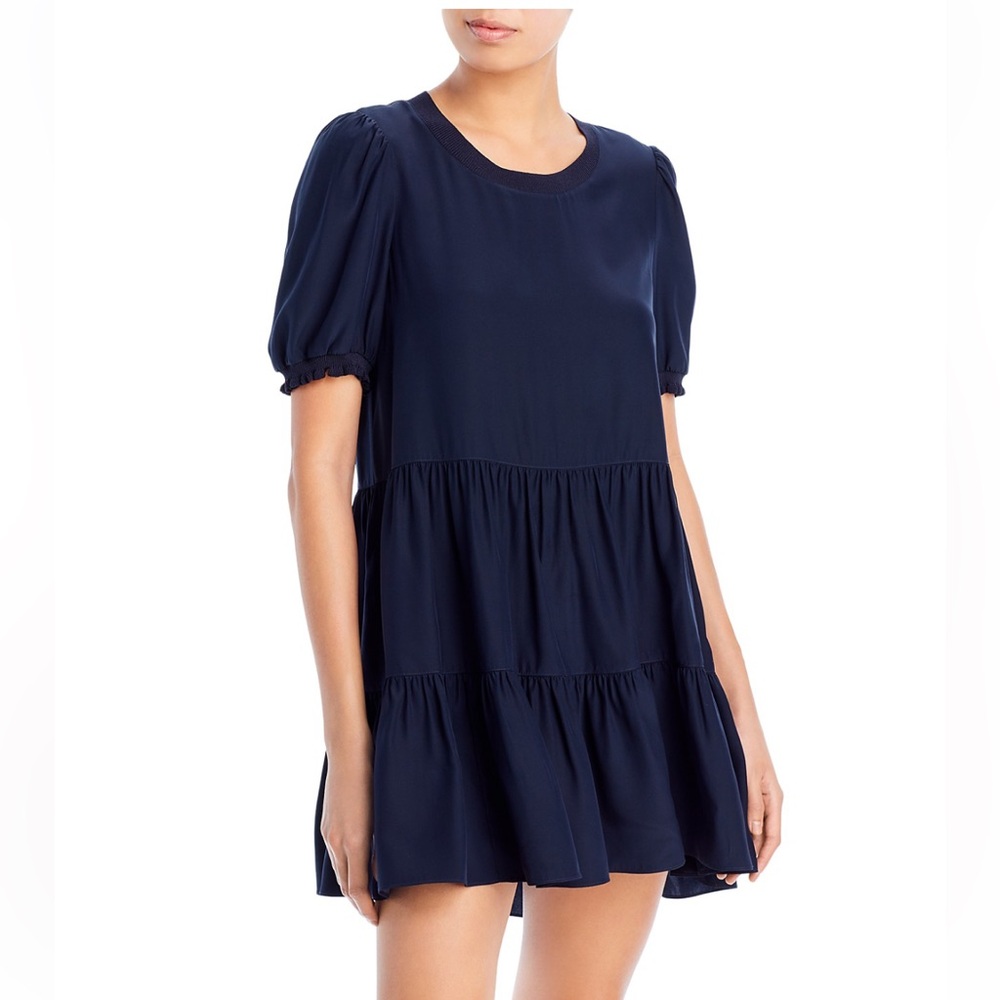 Cinq à Sept Navy Mini Dress